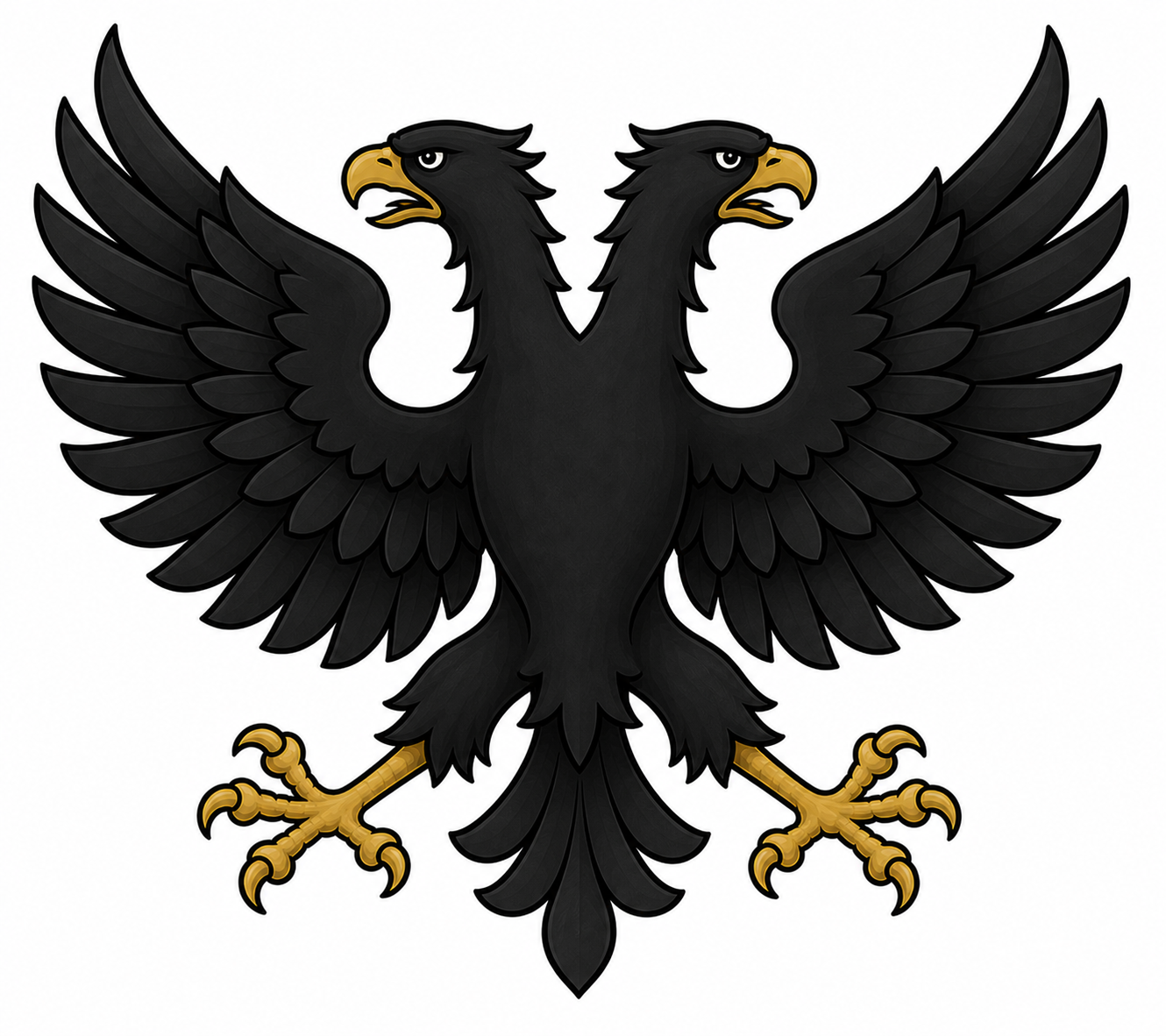 Traditional double-headed eagle