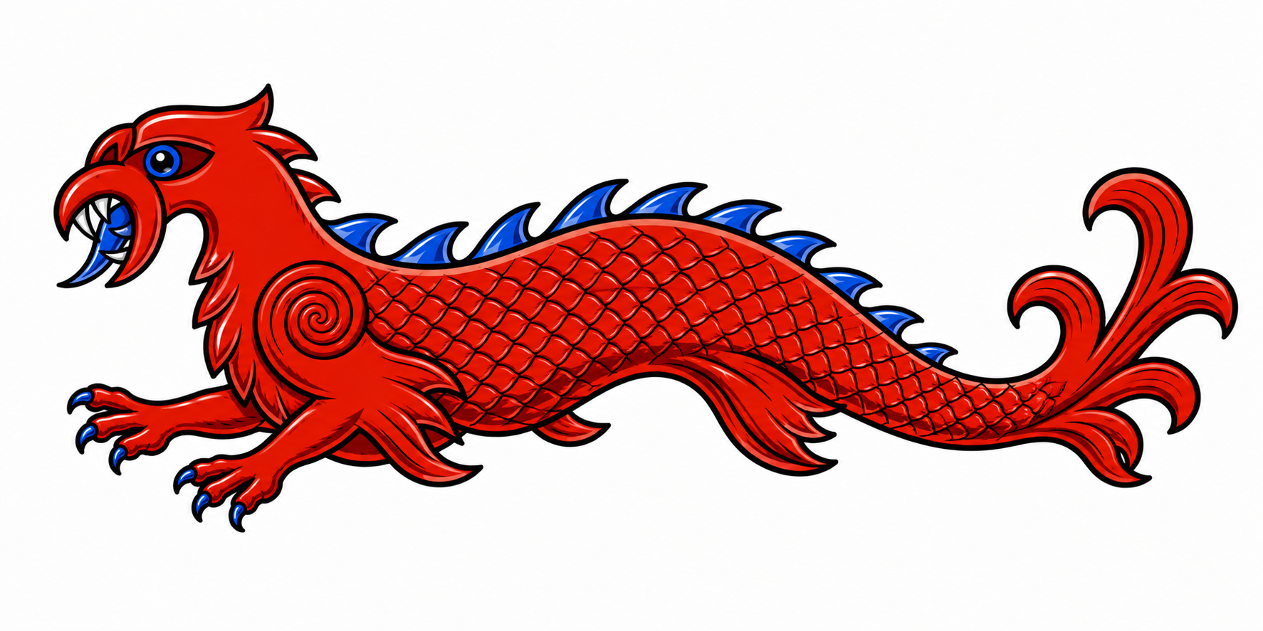 Heraldic taniwha